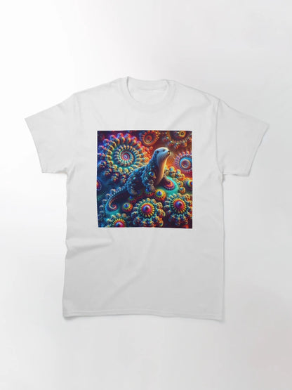 A.I. Psychedelic Fractal Otter 0002 FunFractals ChromaDepth 3D