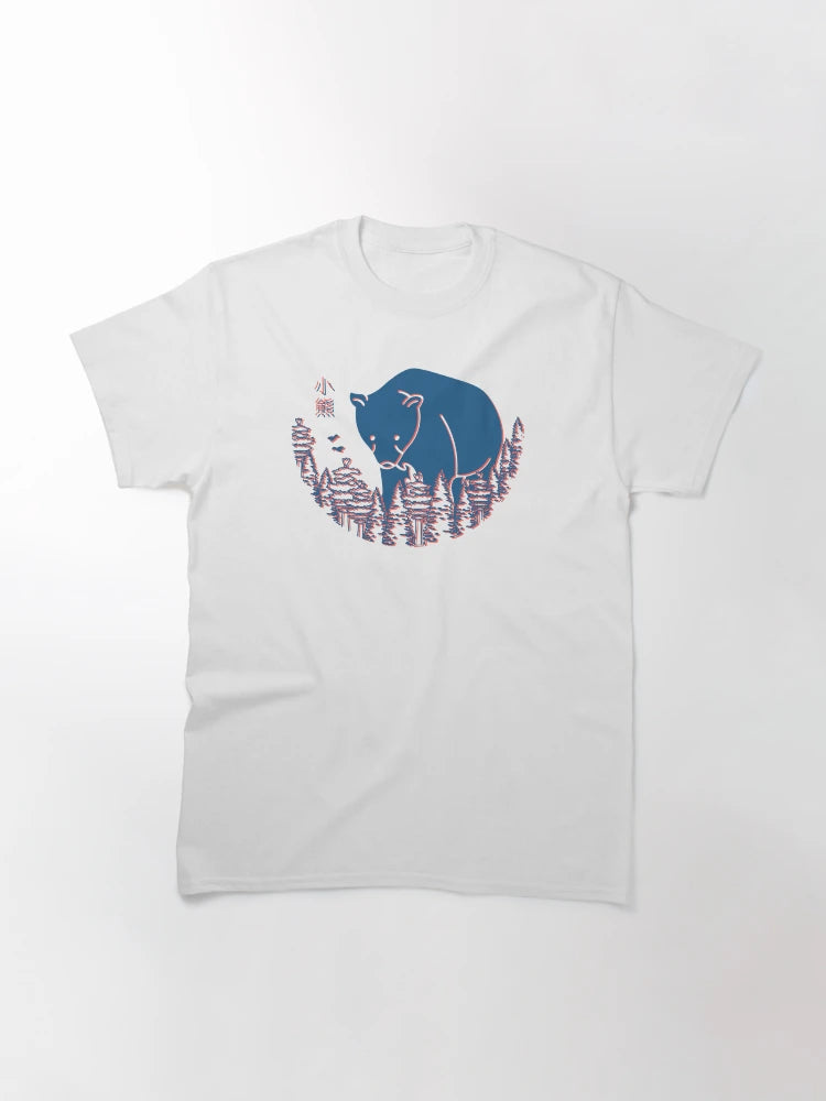 3D Glasses Bear in the Woods