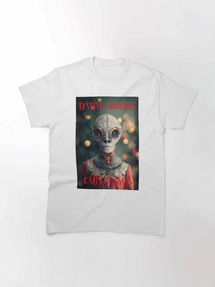 Alien greetings Christmas card for Earthling's