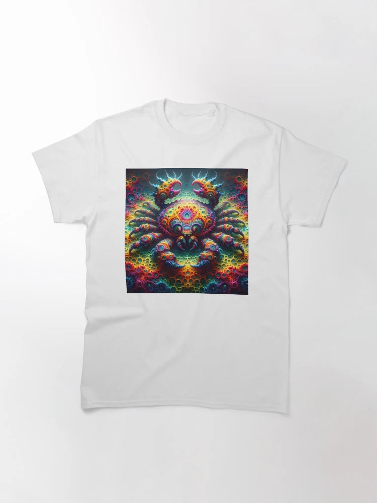 A.I. Psychedelic Fractal Crab 0003 FunFractals ChromaDepth 3D