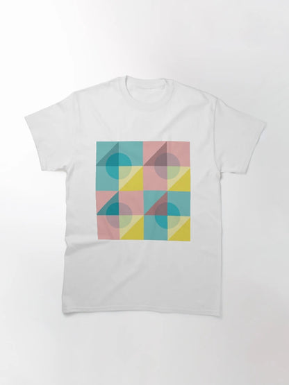 Abstract composition pastel circles