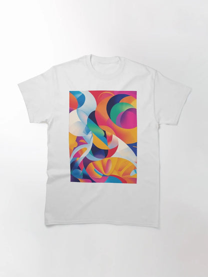 Abstract Geometric Rainbow Pattern 7