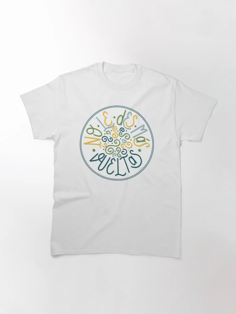 Don't overthink it in green and blue (in Spanish)