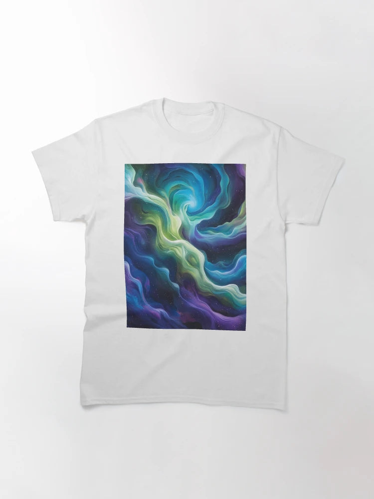 Abstract Aurora Borealis - Shades of Blue, Purple and Green 3