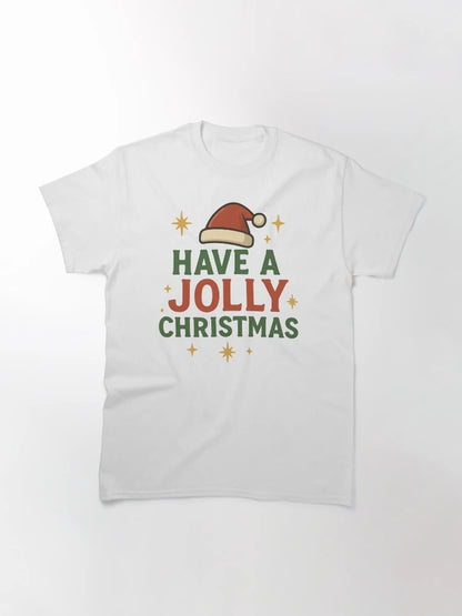Have a Jolly Christmas – Cute Retro Christmas Design with Santa Hat
