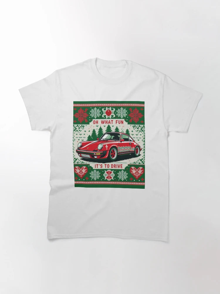 Exclusive Festive Holiday Sweater - Premium Car Design | Perfect Christmas Gift