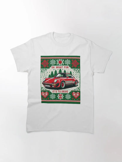 Exclusive Festive Holiday Sweater - Premium Car Design | Perfect Christmas Gift