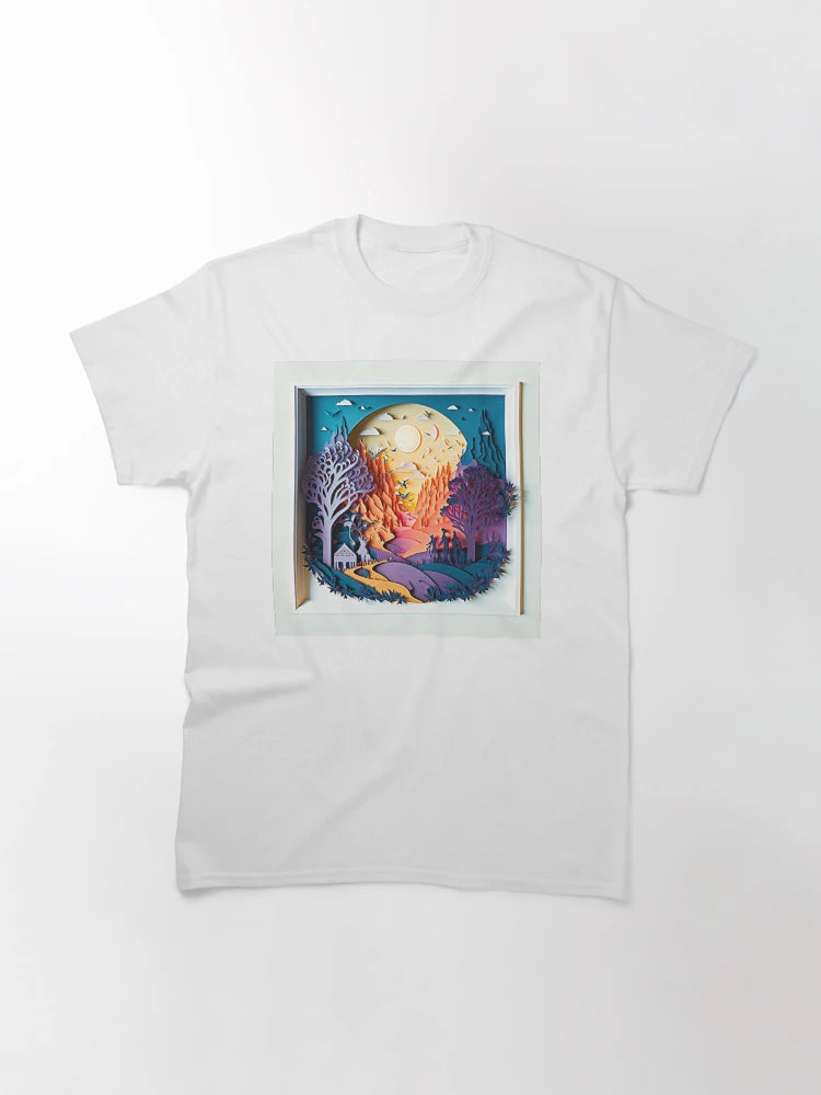 3D Effect Papercut Art - Fairytale Scene