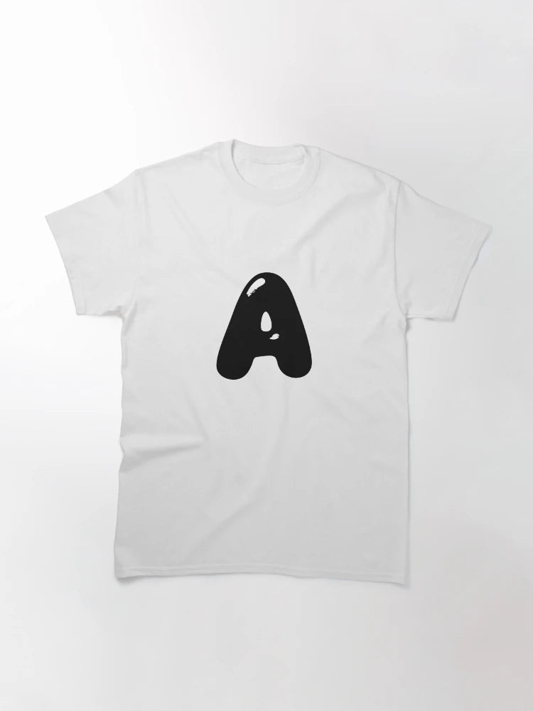A: Letter A - Glossy Black Bubble Font