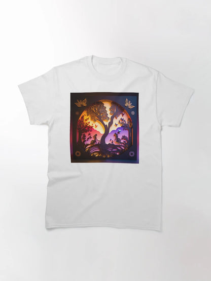 3D Effect Papercut Art - Fairytale Scene