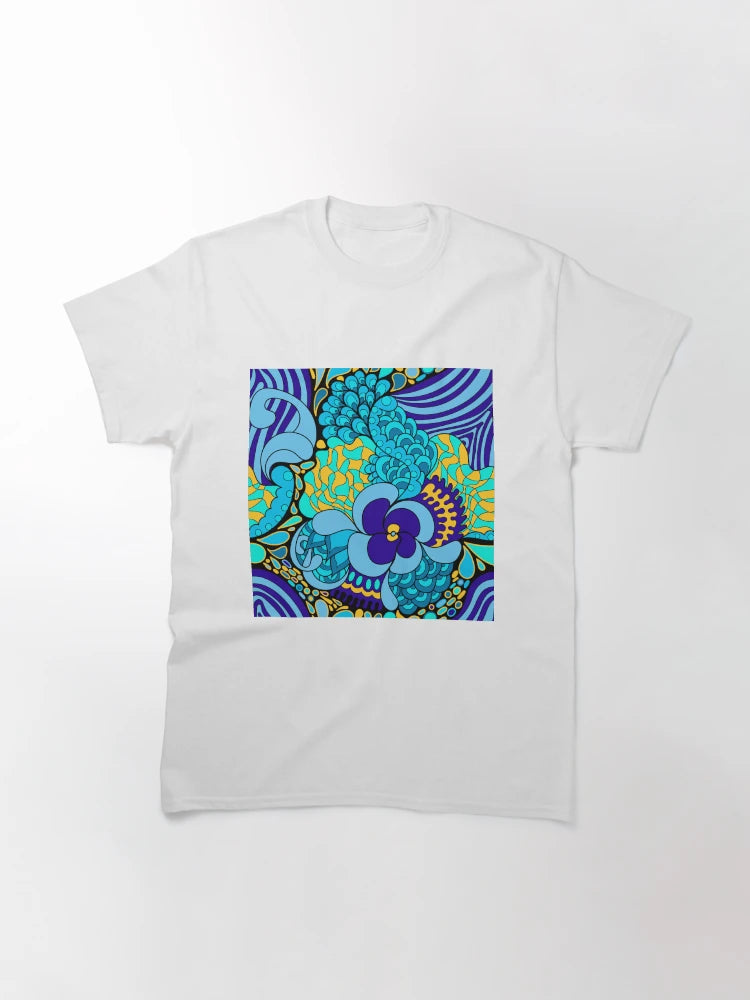 60s hippie psychedelic pattern