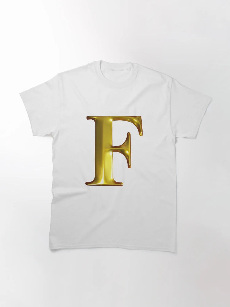 Gold Letter F