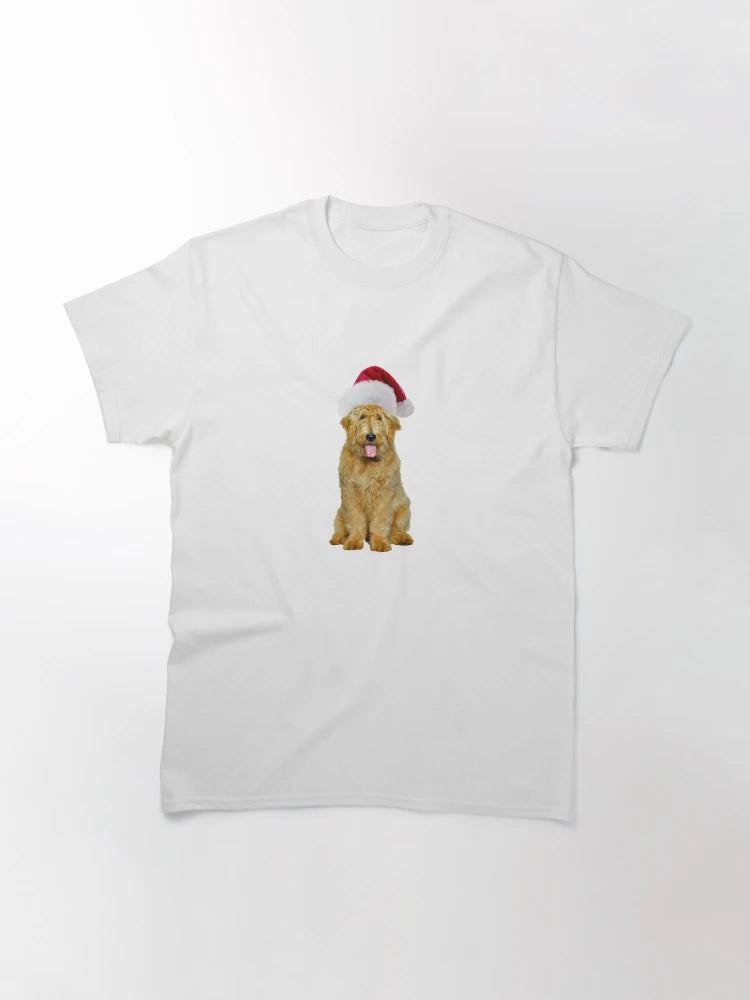 Goldendoodle Santa Claus Merry Christmas