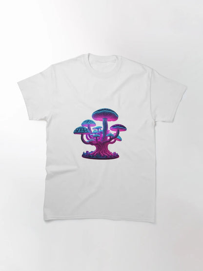 3D Neon Mushrooms