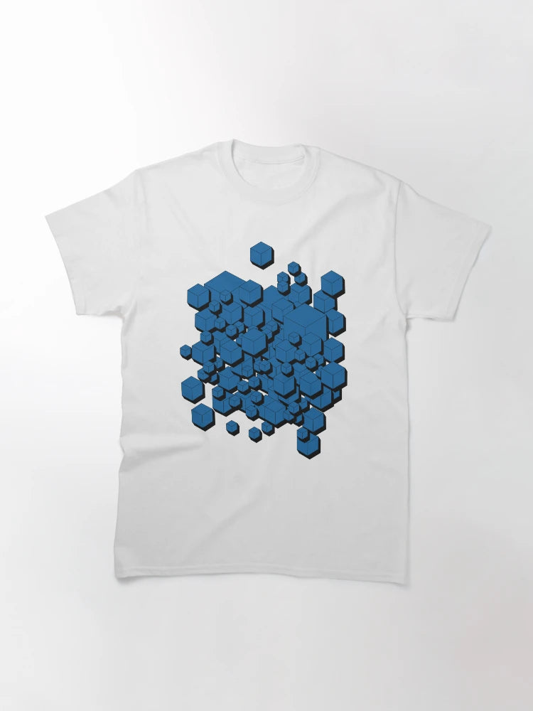 3D Cobalt blue Cubes