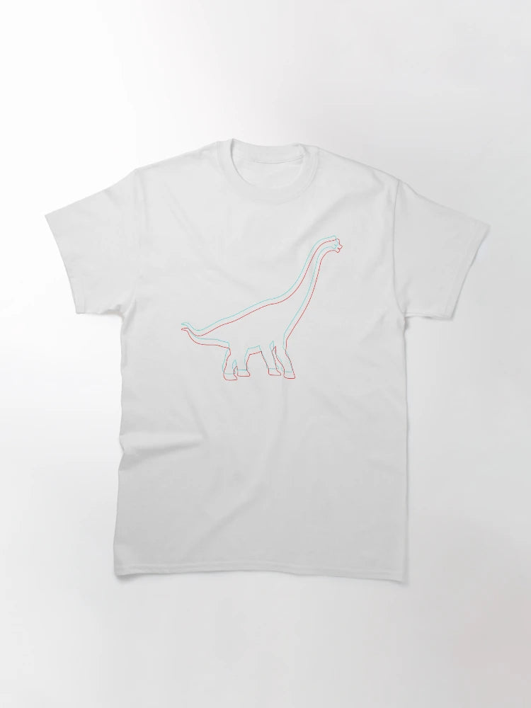 3D Brachiosaurus outlines