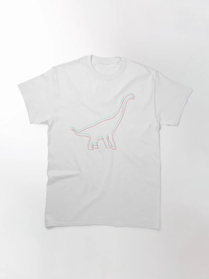 3D Brachiosaurus outlines