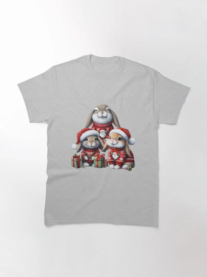 Festive Christmas Bunnies with Gifts
