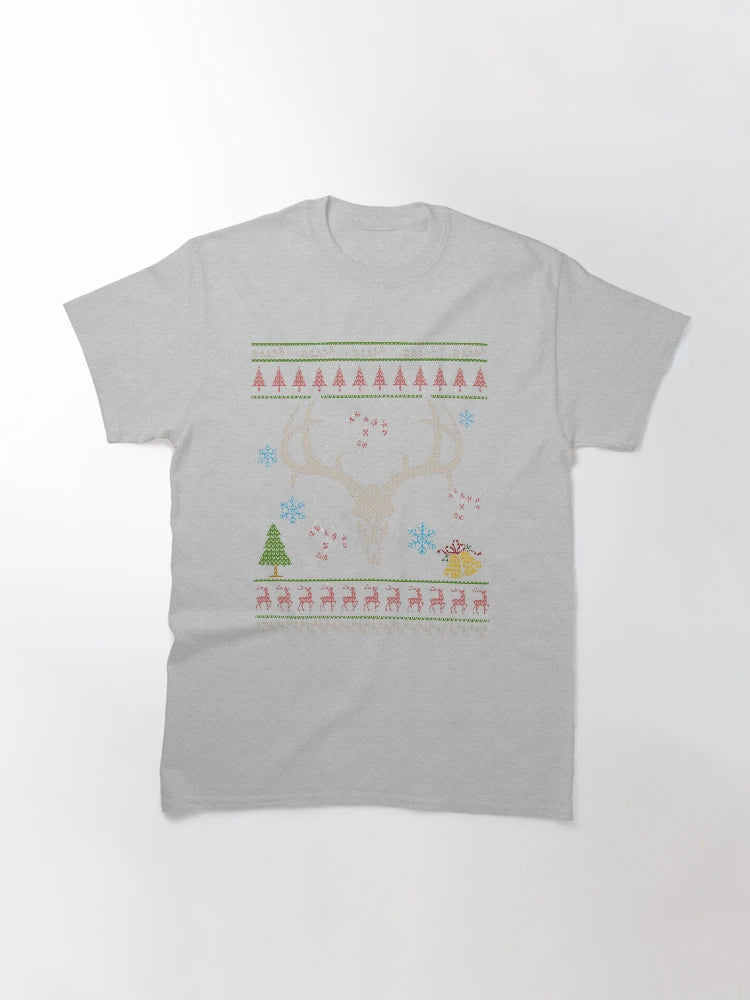 Elk Hunting Christmas Ugly Shirt Elk Hunter