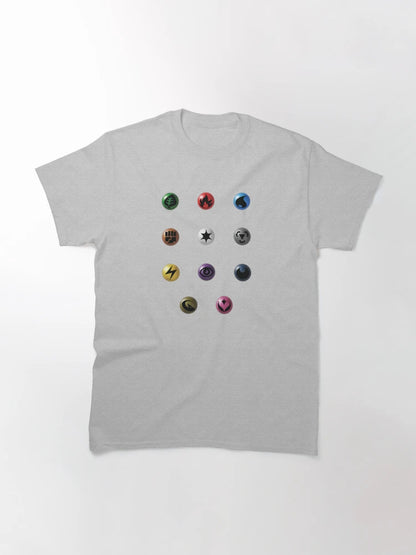 3D Energy Types Sticker Pack