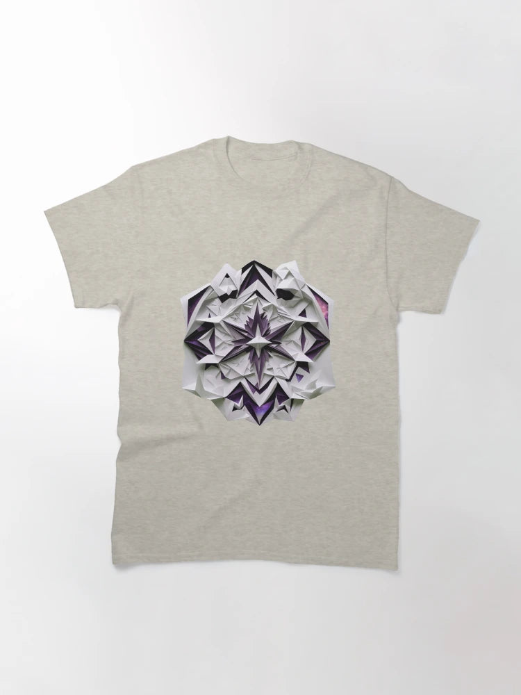 3D purple space patterns