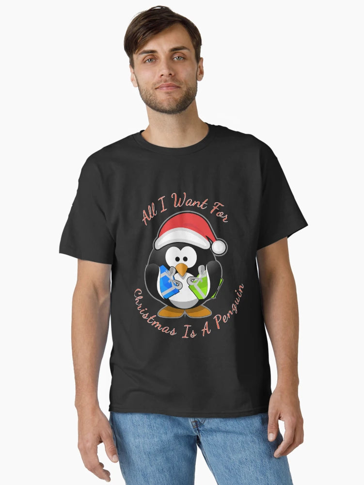 All I Want For Christmas Is A Penguin Santa Hat Gifts