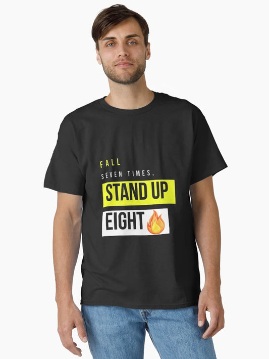 Fall Seven Times Stand Up Eight Inspirational Quote