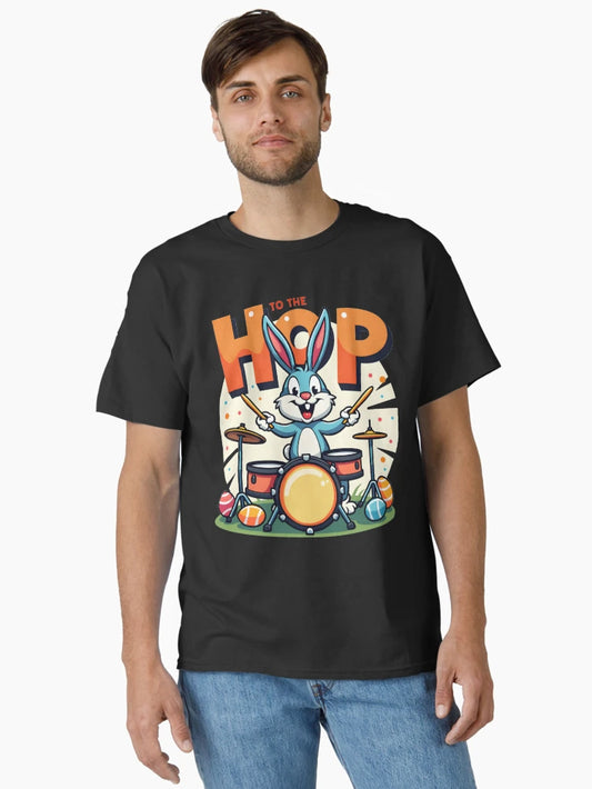 Groovy Easter Bunny Drummer Delight