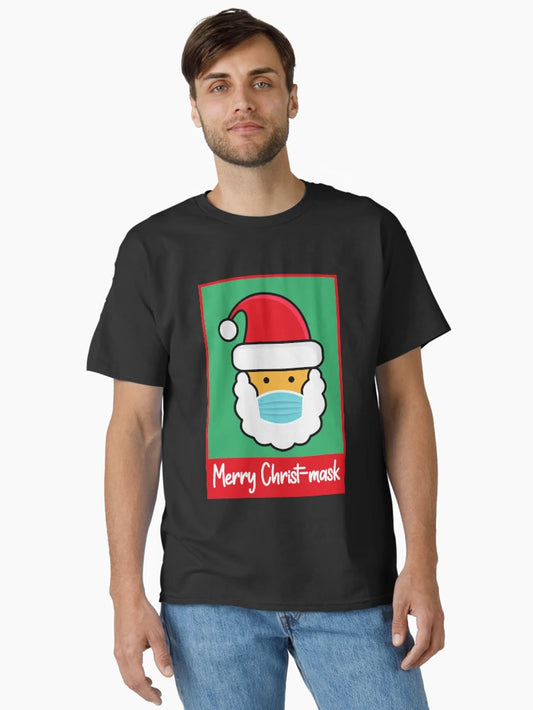 Merry Christmas (Christ mask) Santa with mask on