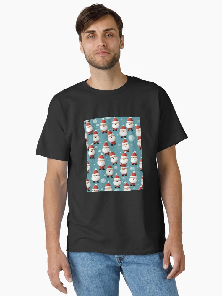Festive Christmas Designs - Colorful Santa Clauses