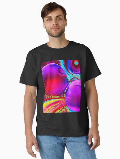 Abstract 3D art. Multi colors vibrant