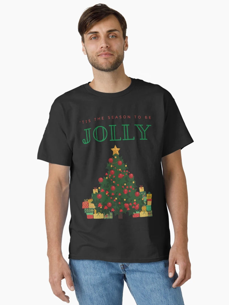 'Tis the season to be jolly classic holiday print.