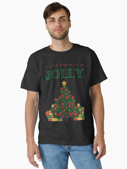 'Tis the season to be jolly classic holiday print.