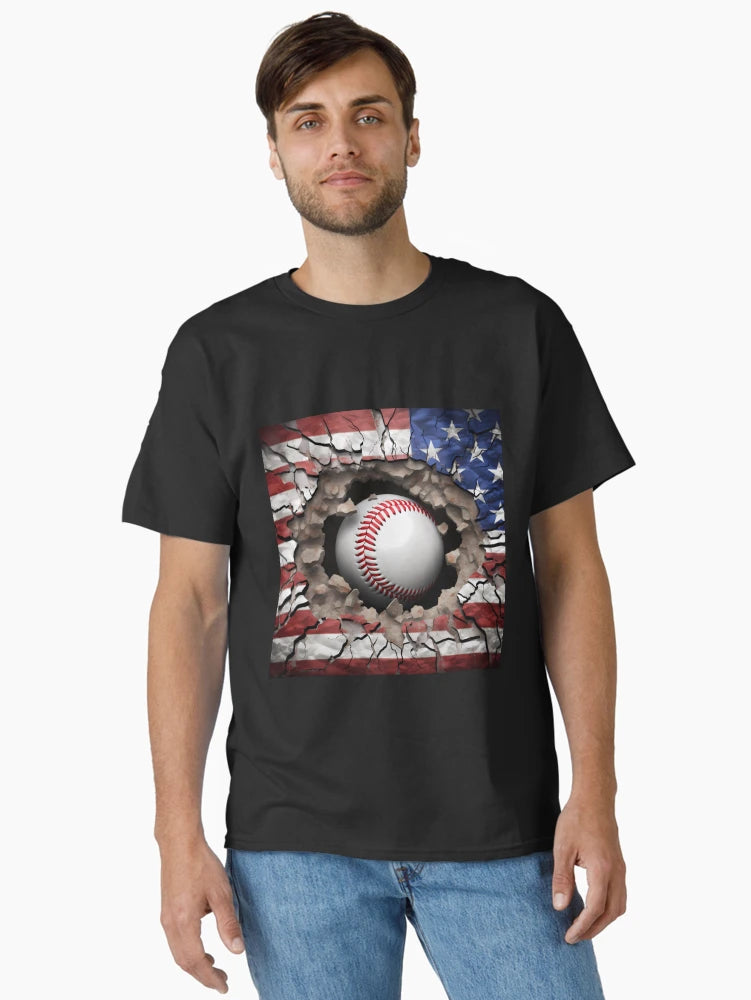 3D Baseball in a Hole with The Flag