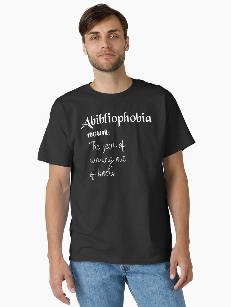 Abibliophobia noun. the fear of running out of books Shirt, Books Shirts, Reading Shirt, Book Shirt, Book Lover Shirt, Librarian Gift, Teacher Shirt, Bookworm Gift, Book Lover