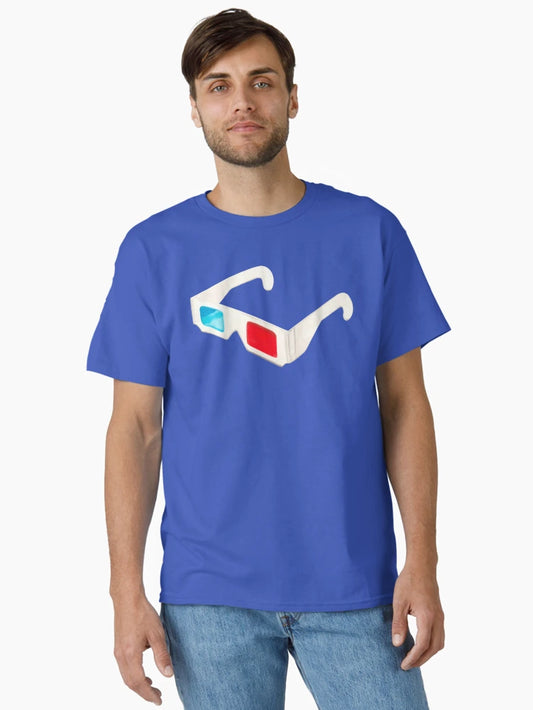 3D Glasses Pattern - Navy