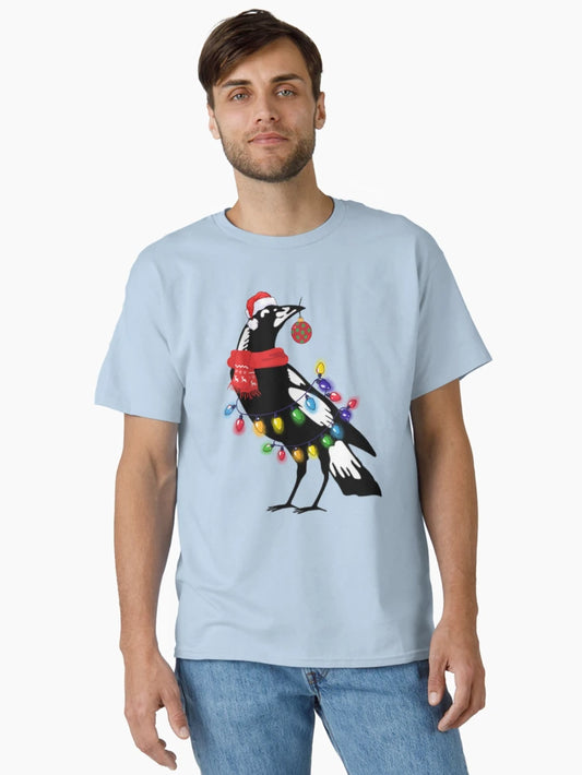 Extra Festive Magpie, Xmas magpie - Australian Christmas Men Woman kids