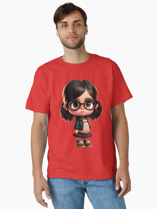 3D Art: A Look at Smart Girl with Glasses