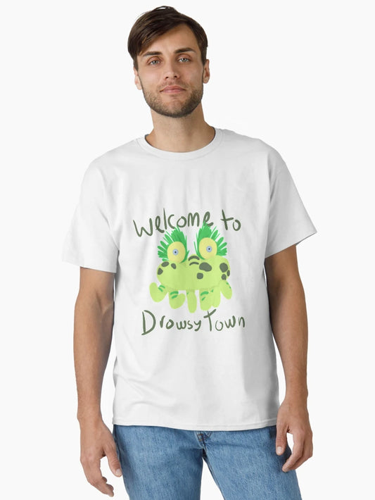 'Tickle Me Wiggle Doll' Logo 'Welcome to Drowsy Town'