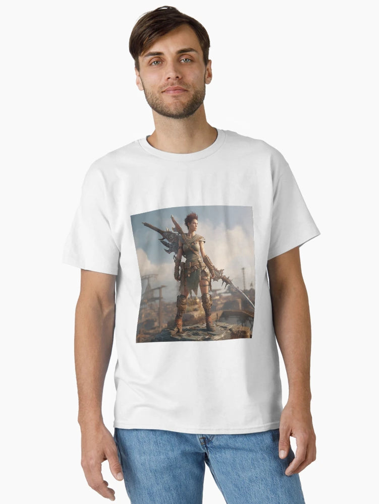 3D Character Game Battle warrior woman