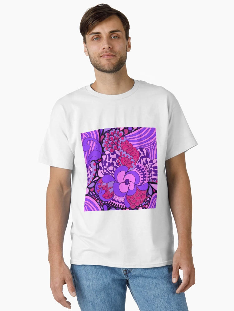 60s hippie psychedelic pattern