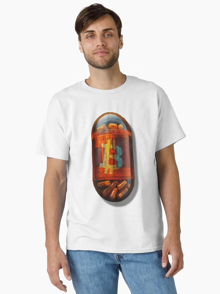 AI 3D Bitcoin Art Orange Pill