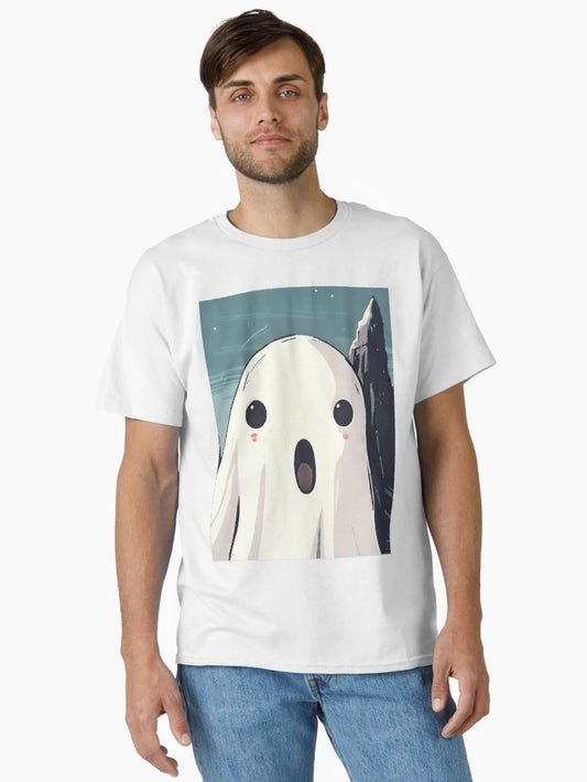 A Cute Ghost's Midnight Adventure