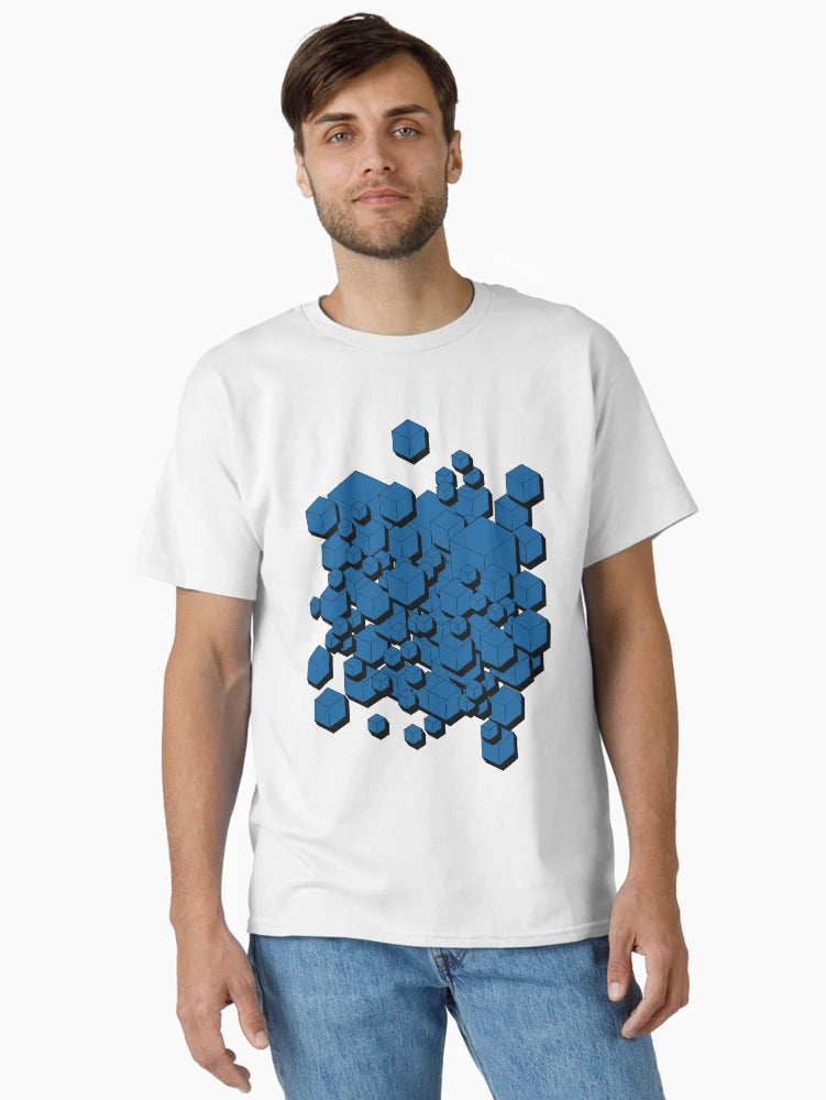 3D Cobalt blue Cubes