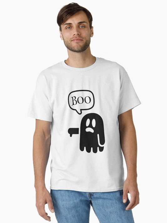 Famous Ghost of Disapproval Halloween T Shirt White