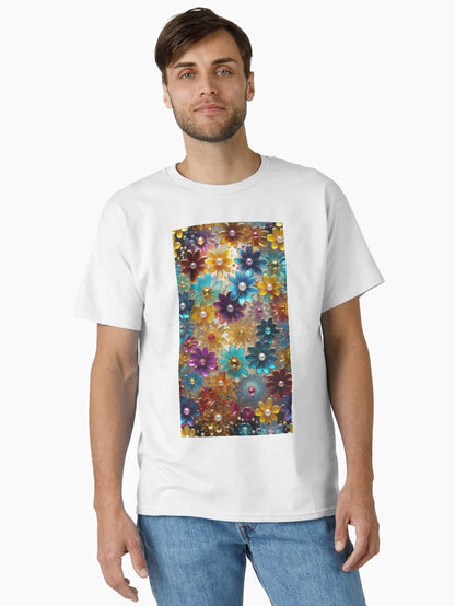 3d Colorful Flowers Backgroun, Floral Pattern