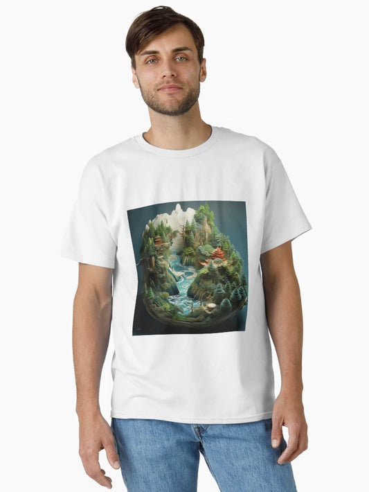 3D Ancient Asian Landscape Art