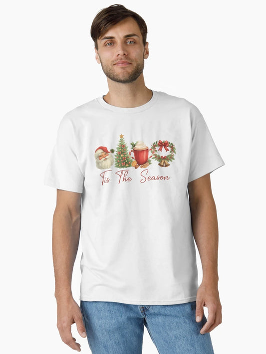 Festive Christmas Season Vintage Illustration