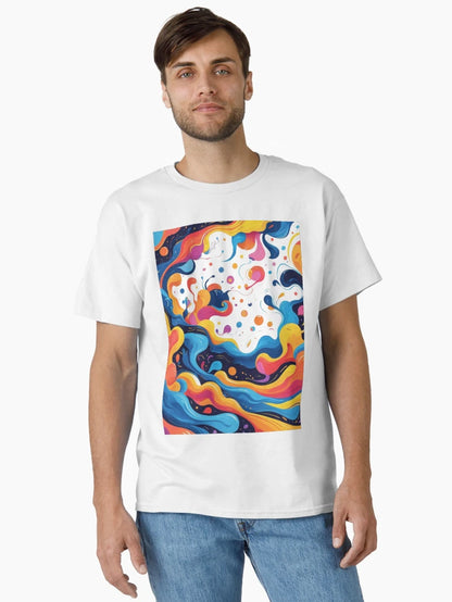 Abstract Rainbow Ocean’s Waves