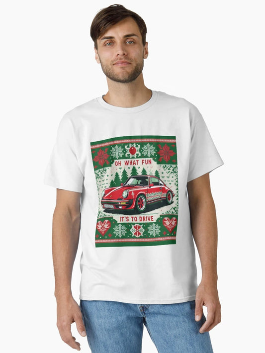 Exclusive Festive Holiday Sweater - Premium Car Design | Perfect Christmas Gift